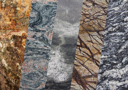 Bild von verschiedenen Granit Arbeitsplatten